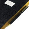 Ежедневник недатированный А5 "Black" с нашивкой, черный