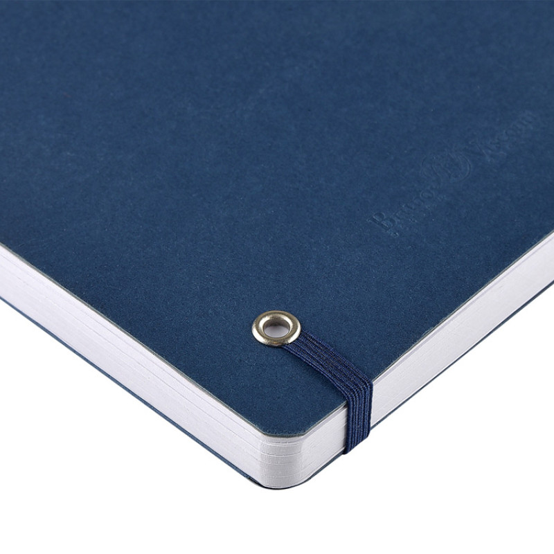 Ежедневник недатированный на гребне А5 "Pragmatic", темно-синий