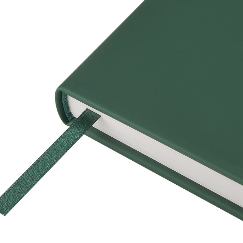 Ежедневник с каменной бумагой недатированный А5 "Carrara", зеленый