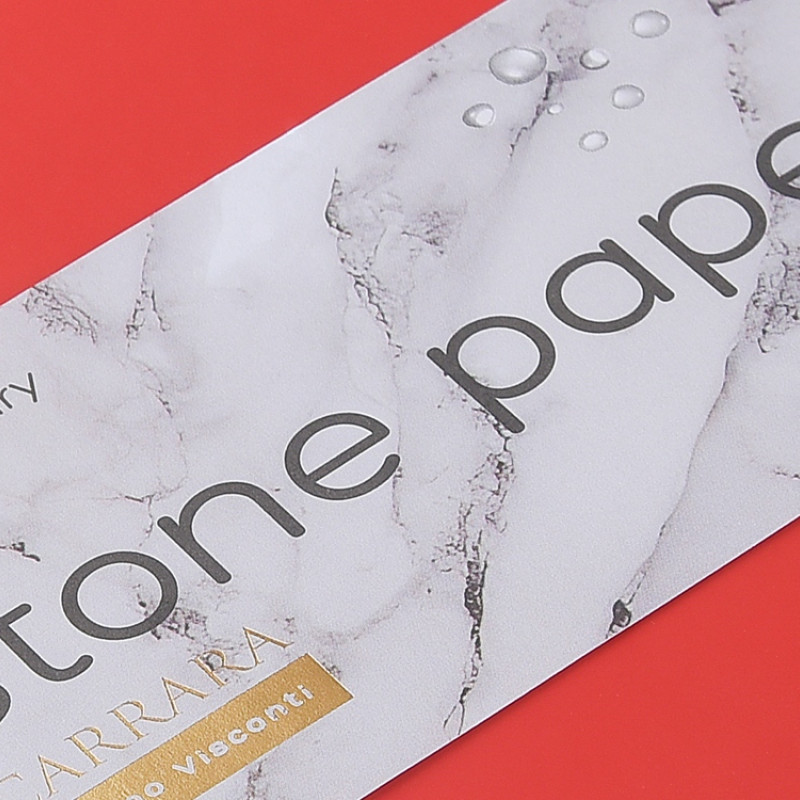 Ежедневник с каменной бумагой недатированный А5 "Carrara", красный