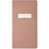 Еженедельник недатированный А6 "Morandi. Пыльная роза" с нашивкой, пыльно-розовый