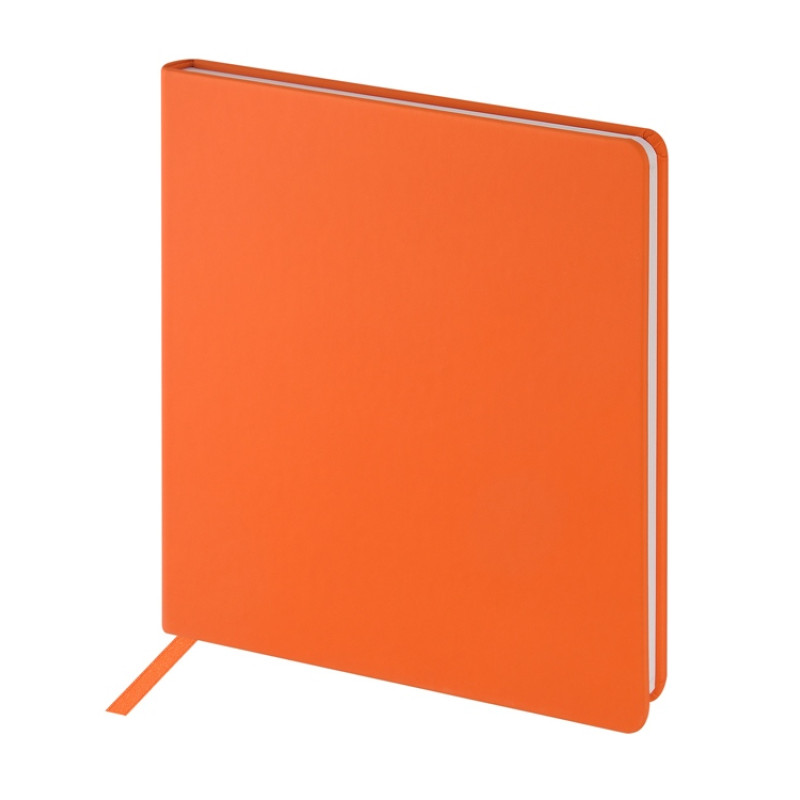 Еженедельник с каменной бумагой А5+ "Carrara", оранжевый