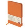 Ежедневник А5 "Megapolis Color" soft-touch, оранжевый