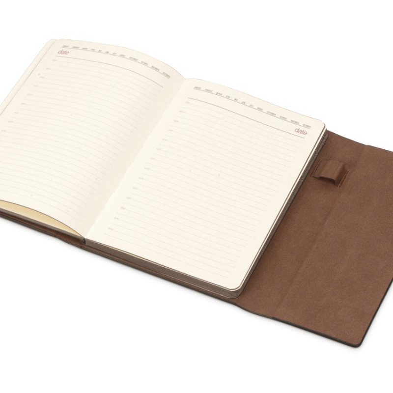 Ежедневник недатированный с магнитным клапаном, А5 "WALTZ", темно-синий