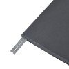 Ежедневник недатированный А5 "Megapolis Nappa Flex", графитовый серый