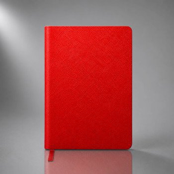 Ежедневник недатированный А6 "Фаворит", красный