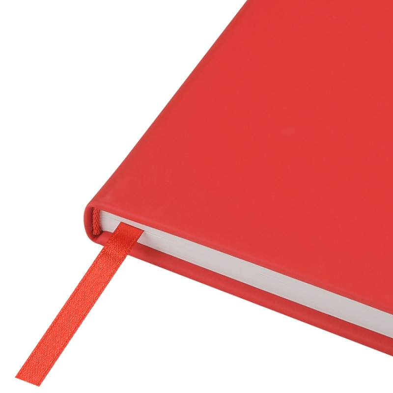 Еженедельник с каменной бумагой А5+ "Carrara", красный