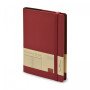 Ежедневник недатированный А5  "Oxford", бордовый