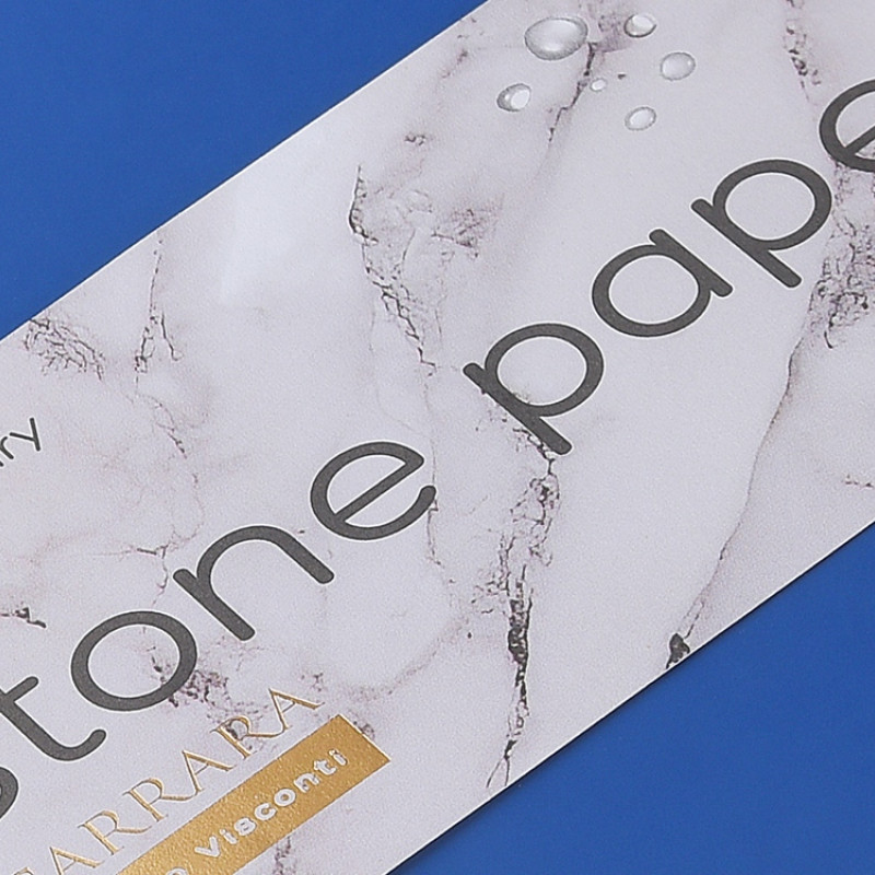 Ежедневник с каменной бумагой недатированный А5 "Carrara", синий