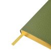 Ежедневник недатированный А5 "Verde" с нашивкой, зеленый