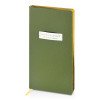 Еженедельник недатированный А6 "Verde" с нашивкой, зеленый