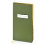 Еженедельник недатированный А6 "Verde" с нашивкой, зеленый