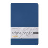 Ежедневник с каменной бумагой недатированный А5 "Carrara", темно-синий