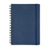 Ежедневник недатированный на гребне А5 "Pragmatic", темно-синий