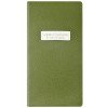 Еженедельник недатированный А6 "Verde" с нашивкой, зеленый