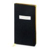 Еженедельник недатированный А6 "Black" с нашивкой, черный
