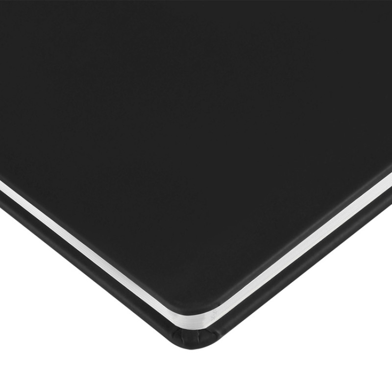 Еженедельник с каменной бумагой А5+ "Carrara", черный