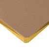Еженедельник недатированный А6 "Total beige" с нашивкой, бежевый
