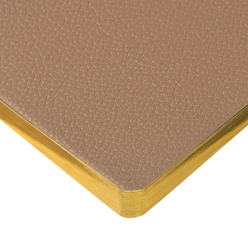 Еженедельник недатированный А6 "Total beige" с нашивкой, бежевый