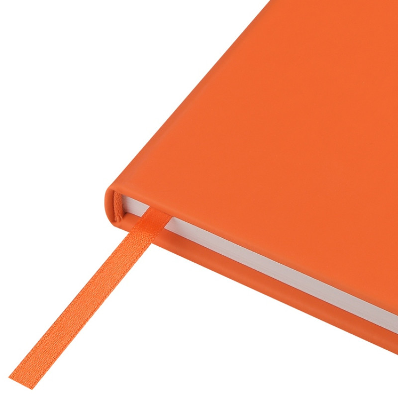 Еженедельник с каменной бумагой А5+ "Carrara", оранжевый