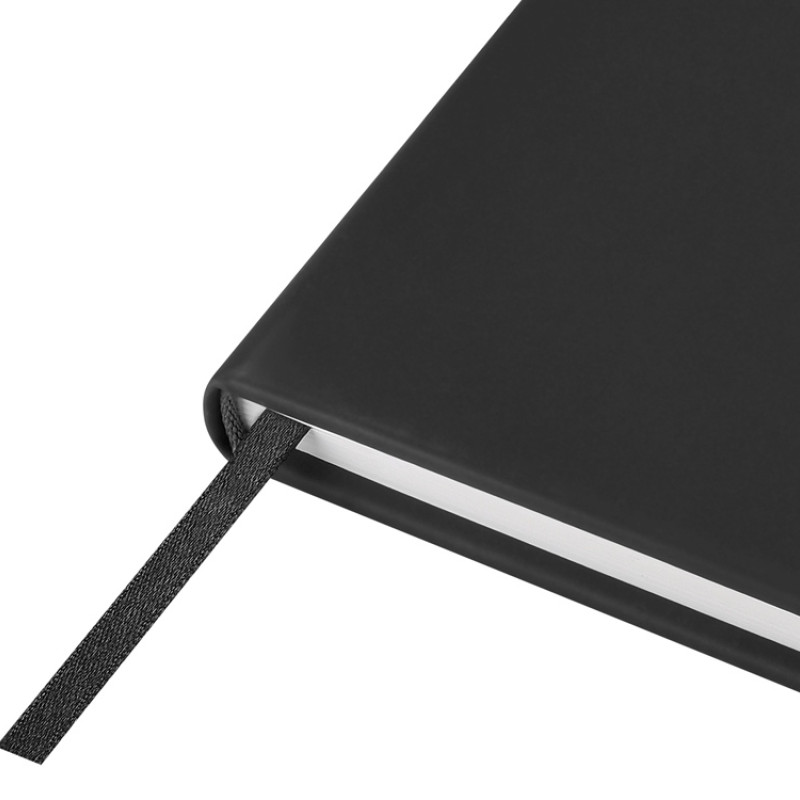 Еженедельник с каменной бумагой А5+ "Carrara", черный