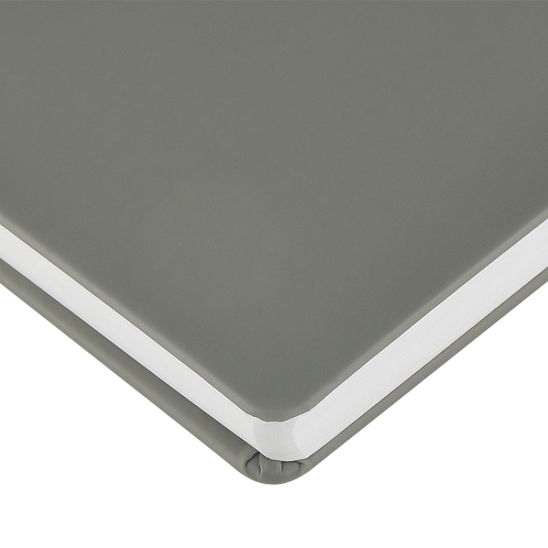 Ежедневник с каменной бумагой недатированный А5 "Carrara", серый