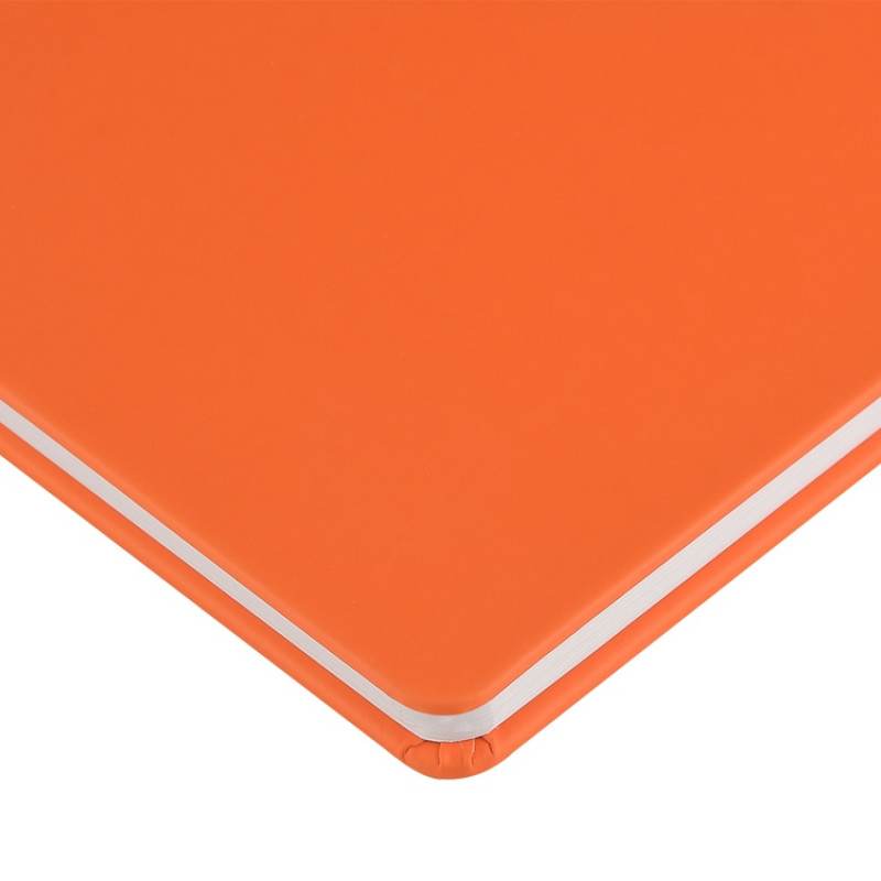 Еженедельник с каменной бумагой А5+ "Carrara", оранжевый