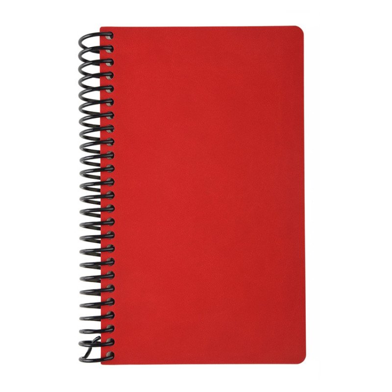 Ежедневник недатированный на спирали А5 "Agenda", красный (Р)