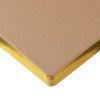 Ежедневник недатированный А5 "Total beige" с нашивкой, бежевый