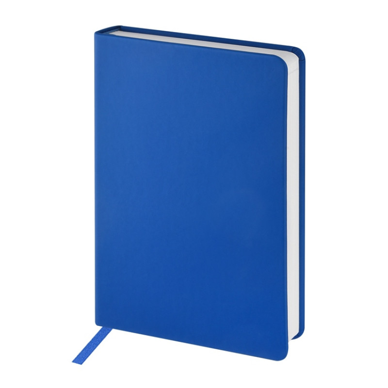 Ежедневник с каменной бумагой недатированный А5 "Carrara", синий