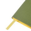 Еженедельник недатированный А6 "Verde" с нашивкой, зеленый