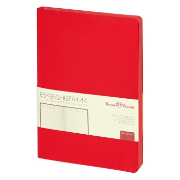 Ежедневник недатированный А5 "Megapolis Color Flex New", красный