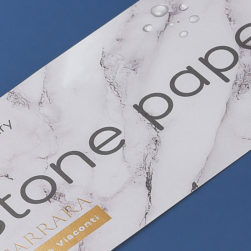 Ежедневник с каменной бумагой недатированный А5 "Carrara", темно-синий