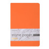 Ежедневник с каменной бумагой недатированный А5 "Carrara"», оранжевый