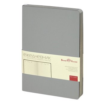 Ежедневник недатированный А5 "Megapolis Color Flex New", светло-серый