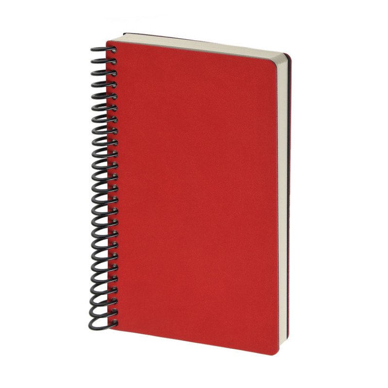 Ежедневник недатированный на спирали А5 "Agenda", красный (Р)