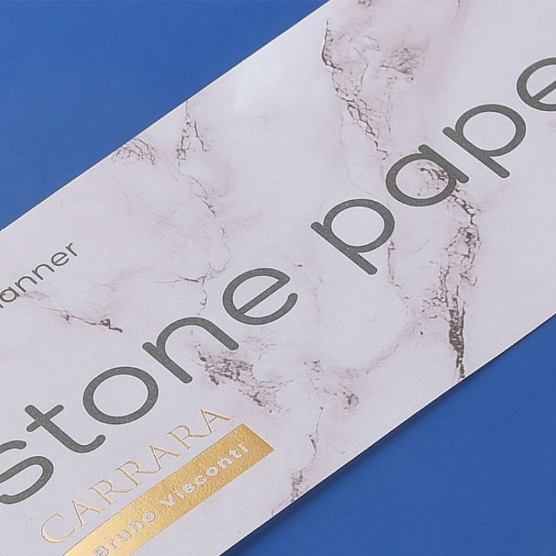 Еженедельник с каменной бумагой А5+ "Carrara", синий