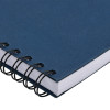 Ежедневник недатированный на гребне А5 "Pragmatic", темно-синий