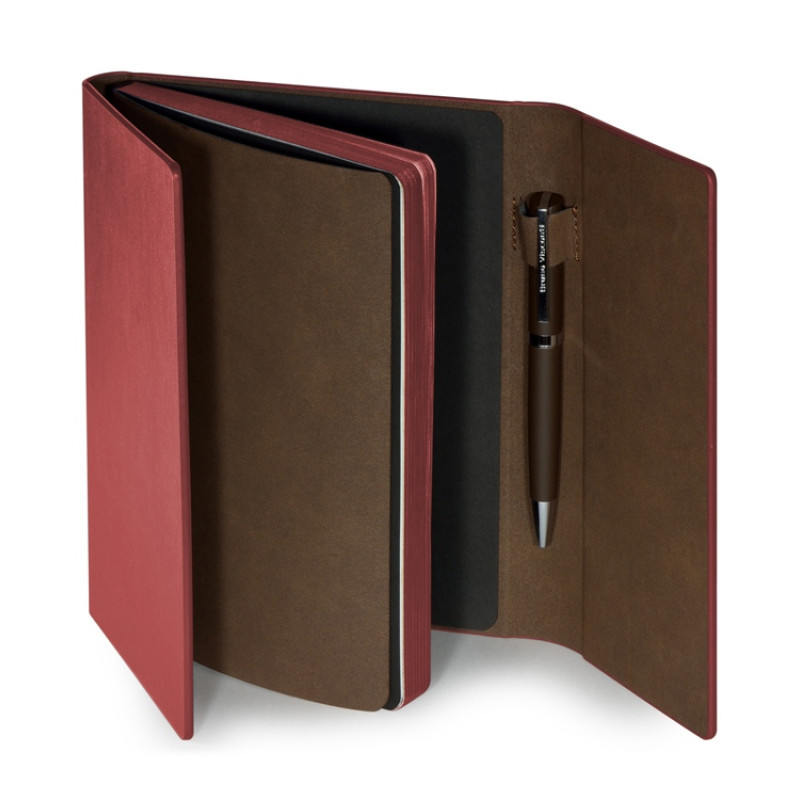 Ежедневник недатированный с магнитным клапаном, А5 "WALTZ", бордовый