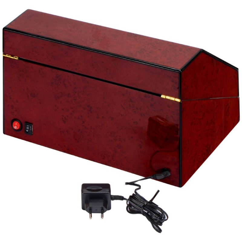 Шкатулка для часов с автоподзаводом «Цюрих», красное дерево