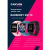 Умные часы CANYON Barberry SW-79, IP 67, BT 5.1, сенсорный дисплей 1.7, черный