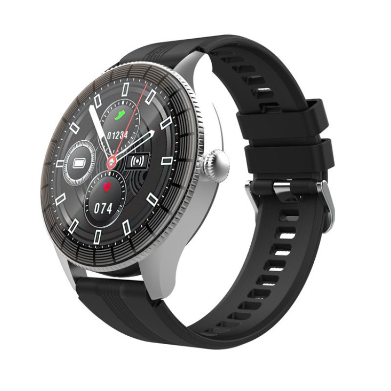 Умные часы HIPER IoT Watch GTR, черный/голубой Умные часы HIPER IoT Watch GTR, черный/голубой