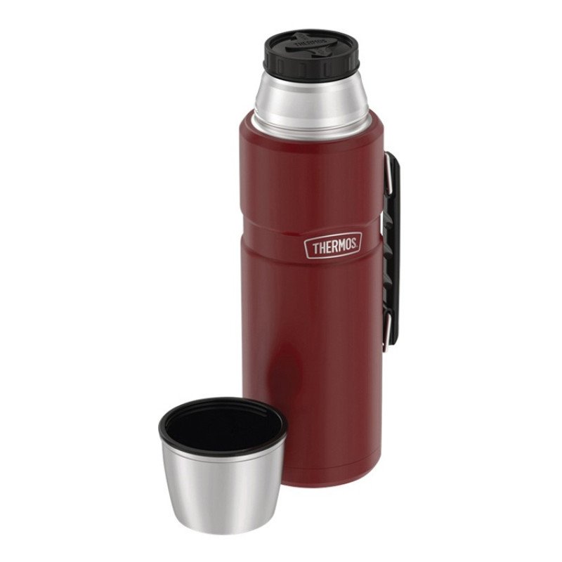 Термос из нерж. стали тм THERMOS SK2020 Rustic Red King 2,0L, красный