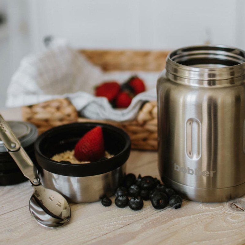 Термос для еды, вакуумный, бытовой, тм "bobber". Объем 0.7 литра. Артикул Jerrycan-700 Glossy