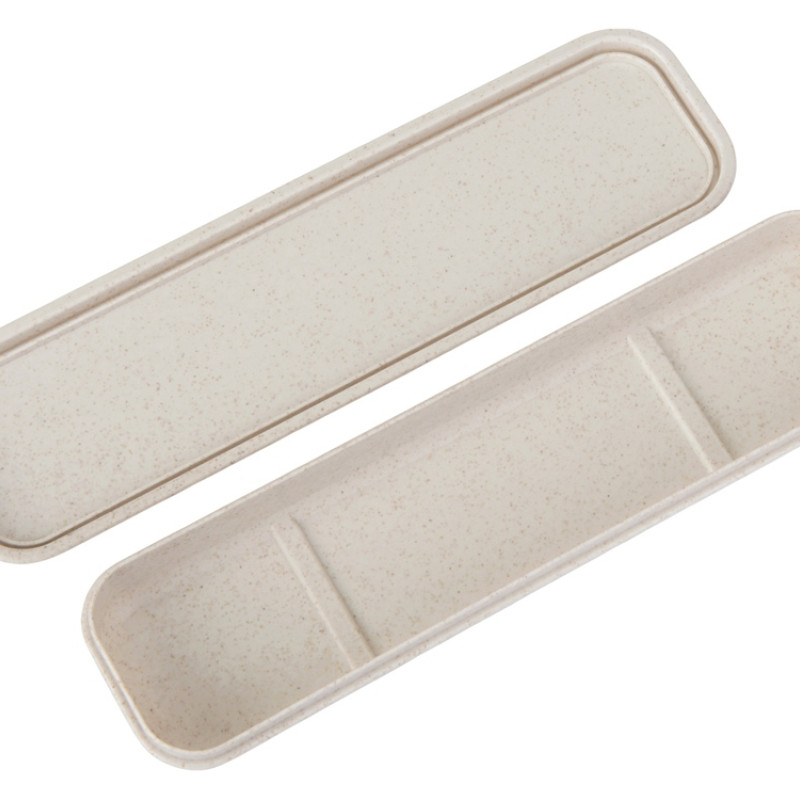 Набор столовых приборов Ron из бамбукового волокна, бежевый