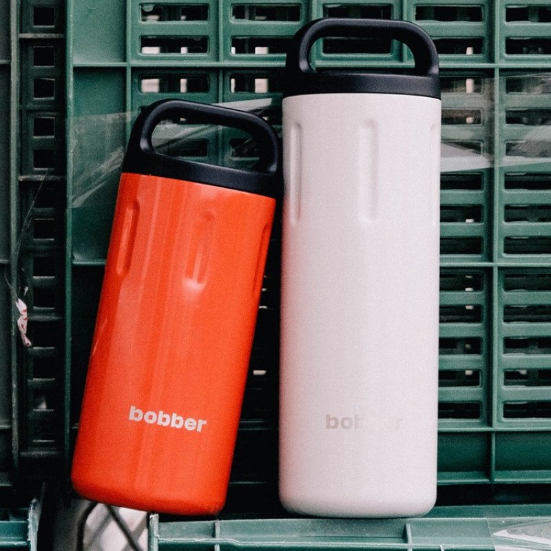 Вакуумный термос с керамическим покрытием бытовой, тм "bobber", 770 мл. Артикул Bottle-770 Iced Water (белый)