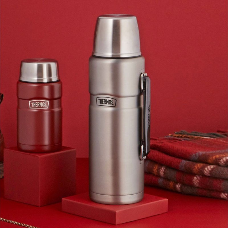 Термос из нерж. стали тм THERMOS SK2020 MS King 2.0L, серебристый