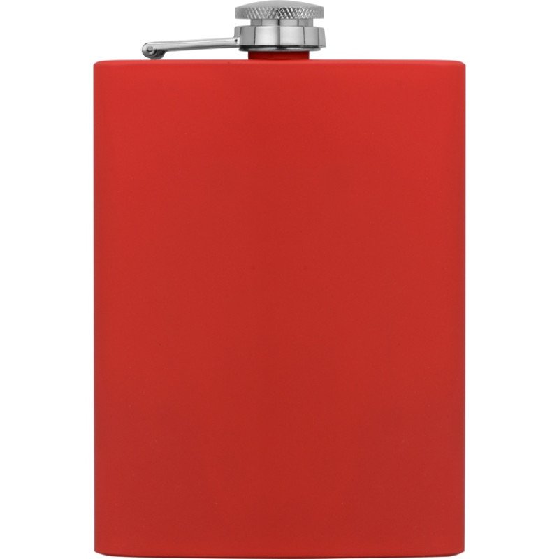 Фляжка 240 мл Remarque soft touch, 304 сталь, красный