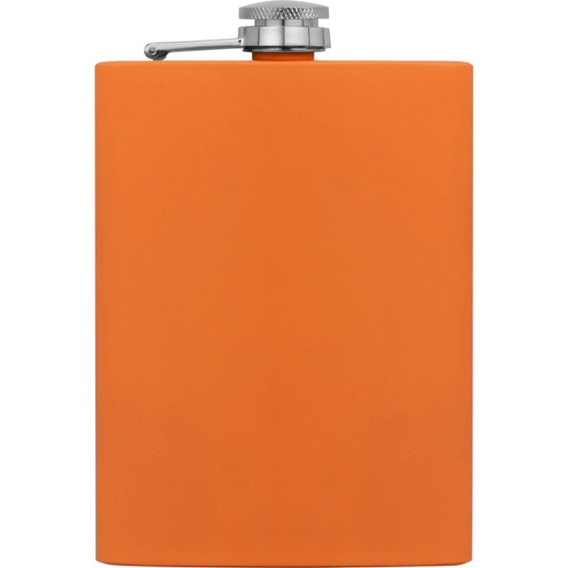 Фляжка 240 мл Remarque soft touch, 201 сталь, оранжевый