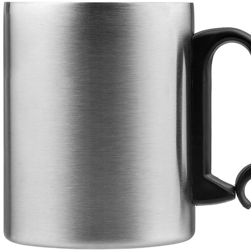 Стальная кружка с двойными стенками "Climber Max", 450 мл, черный